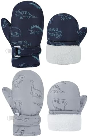 Infant Baby Toddler Winter Mittnes Lined Fleece Snow Gloves by UrbanVirgin