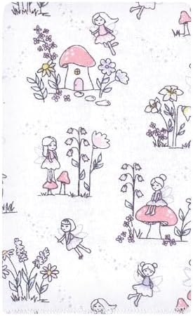 Luvable Friends Hudson Baby Flannel Burp Cloths 10pk, Garden Fairy Tale - Image 2