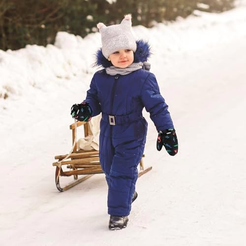 Toddler Mittens Lined Fleece Snow Gloves - Image 6