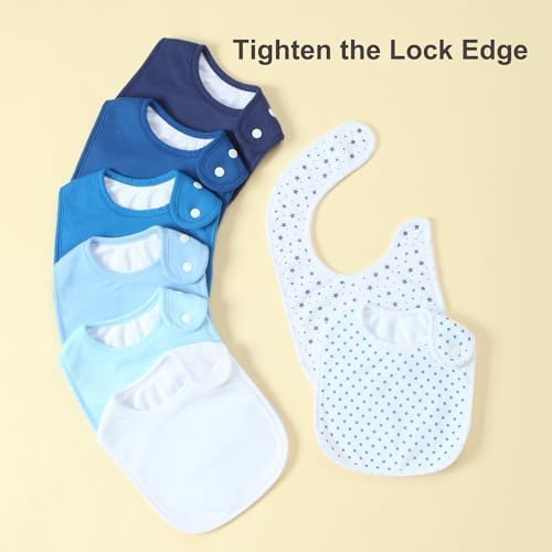 Waterproof Baby Bibs for Boys & Girls Soft and Absorbent Bandana Drool Bibs Set - Image 6