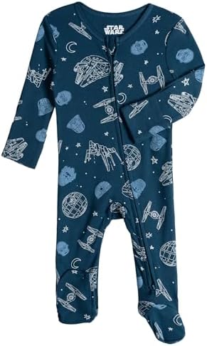 STAR WARS The Mandalorian Grogu Baby 2-Pack Footed One Piece Sleep N' Play - Image 3