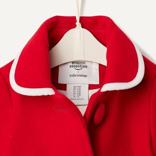Amazon Essentials x Sofia Grainge Toddler and Baby Girls' Wool Blend A-Line - Image 4
