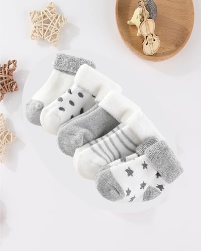 Baby Hats Mittens and Socks Set Soft Cotton Newborn Hat Glove - Image 6