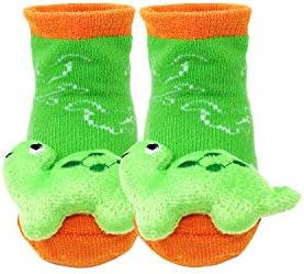 Bowbear Adorable Baby 6 Pair Non-Skid Bootie Socks - Image 5