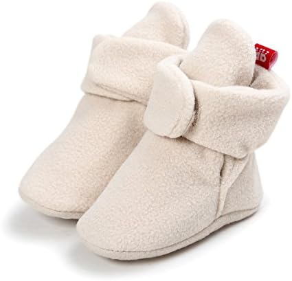 HsdsBebe Unisex Newborn Baby Cotton Booties Non-Slip Sole - Image 6