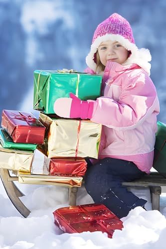 Toddler Gloves Kids Mittens Winter Warm Lined Fleece Gloves Waterproof Snow - Image 3