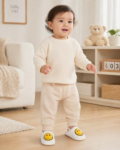 Baby Shoes Pink Leopard Baby Girl Slippers Non-Slip Soft Sole Toddler First - Image 2