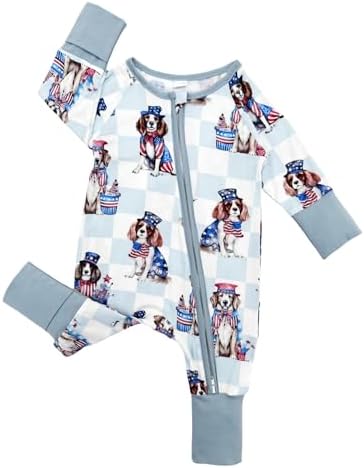 Bow Dream Bamboo Rayon Baby Romper Boy Newborn Girl Clothes Outfit - Image 3