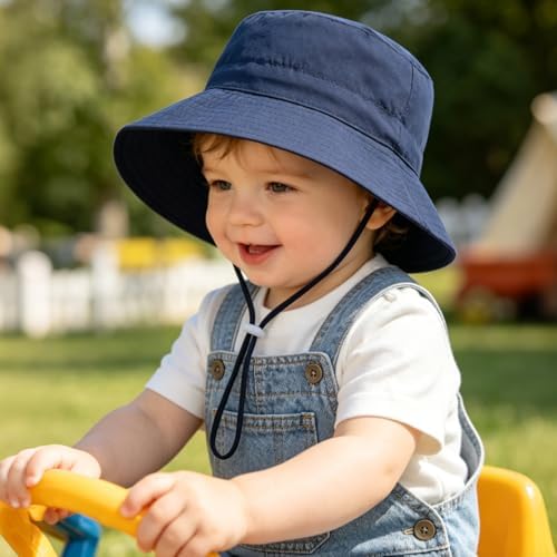 Baby Sun Hat UPF 50+ Toddler Bucket Summer Kids Beach Hats - Image 2
