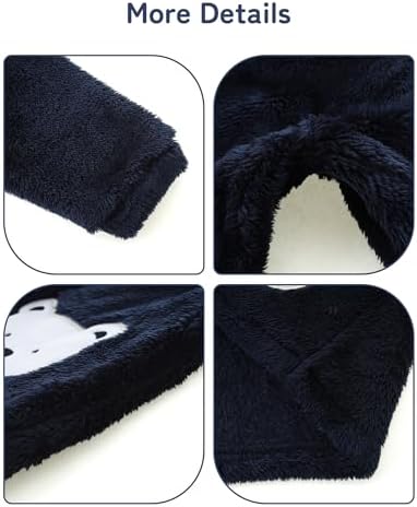 Unisex Baby Fleece Jacket Winter Sherpa Lined Hoodie - Image 5