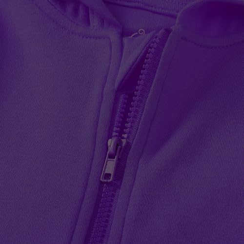ROMPERINBOX Unisex Solid Baby Sweatshirts Hoodies, Lightweight Full Zip-up - Image 3