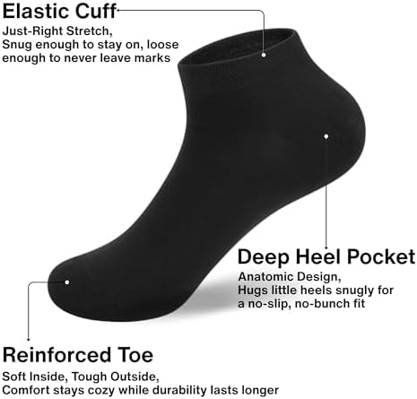 GENTABY Toddler Socks 25 Pairs Kids Ankle Socks - Image 5