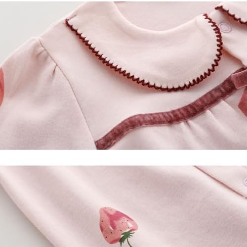 Infant Baby Girl Long Sleeve Romper Cotton Cute Style Newborn Toddler Jumpsuit - Image 4