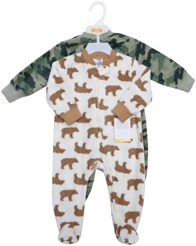 Hudson Baby Unisex Baby Fleece Sleep and Play - Image 2