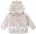 Unisex Baby Fleece Jacket Winter Sherpa Lined Hoodie by JingleBaBa
