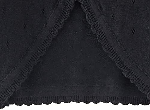 Toddler Girls Cardigan Sweater Bolero Shrug Baby Kids Long Sleeve Cropped Dress - Image 5
