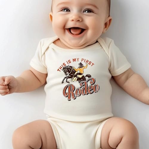 hrcfbk Infant Baby Boys Girls Bodysuit Newborn Short Sleeve Funny Letters Print - Image 4