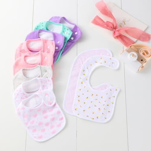 Hakochia Waterproof Baby Bibs Organic Cotton Super Soft and Absorbent - Image 4