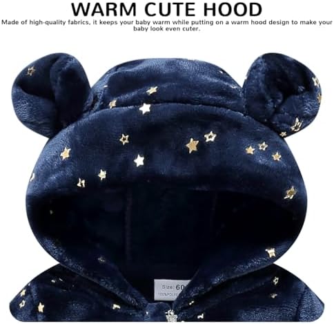 Baby Girl Winter Fleece Coat Toddler Boy Warm Jacket Infant Sweater Outwear - Image 3