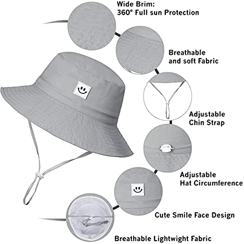 55cube Baby & Toddler Sun Hat UPF 50+ Bucket Hat - Image 2