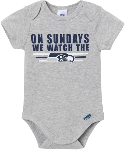 Gerber NFL Baby Boys 3-Pack Onesie Bodysuit - Image 4