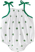 ROMPERINBOX Baby Girl Bodysuit Cotton Spaghetti Strap Sleeveless Onsies Summer by RomperinBox