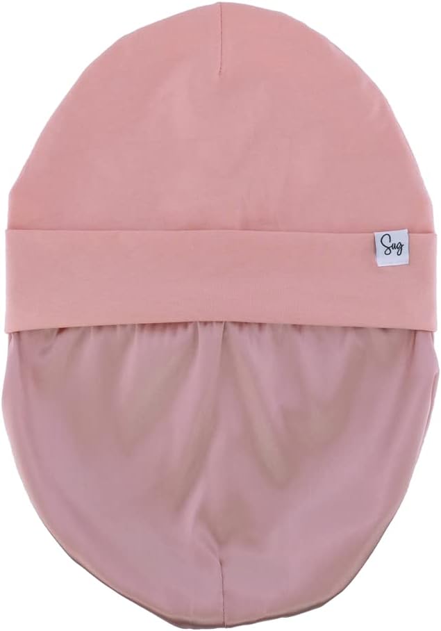 Jersey Beanie Hat for Newborn Baby Boys Girls Silky Satin Lined Hats Bonnet - Image 4