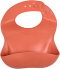 Three Little Tots Modern Silicone Baby Bib – Adjustable Fit Waterproof Catch by ThreeLittleTots