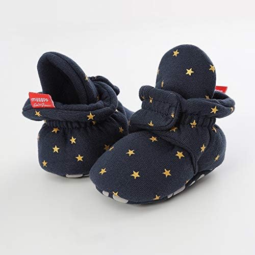 HsdsBebe Unisex Newborn Baby Cotton Booties Non-Slip Sole - Image 4
