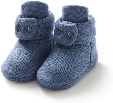 Avibae Baby Booties, Warm Infant Girl Boy Socks Bootie, Newborn Knit Shoes by B