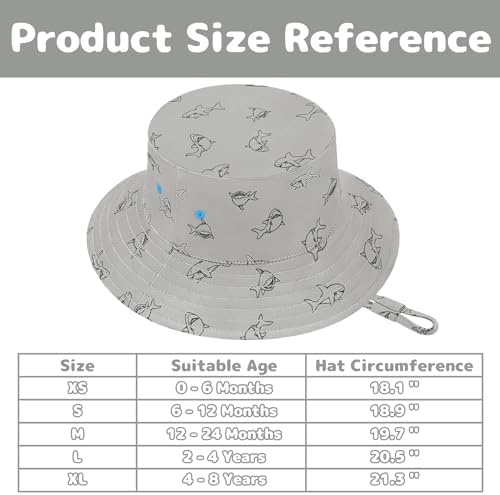 Baby Sun Hat Baby Boy Hats Toddler Hat UPF 50+ Bucket Hat - Image 7
