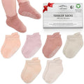 GOTS Organic Cotton Blend Ankle Toddler Socks 6M-12M-2t-3t-4t-5t Baby Gift by MothersChoice