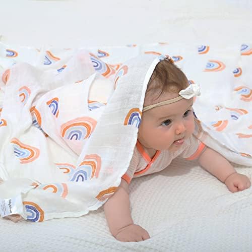 BabyWhale Muslin Swaddle Blanket - Image 5