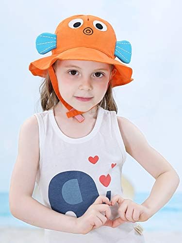 Azue Cute Baby Sun Hat, Wide-Brim Toddler Bucket Hats - Image 5