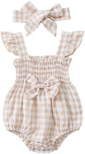 Renotemy Baby Girl Clothes Summer Rompers Cute Outfits Preemie-18 Months | by Renotemy