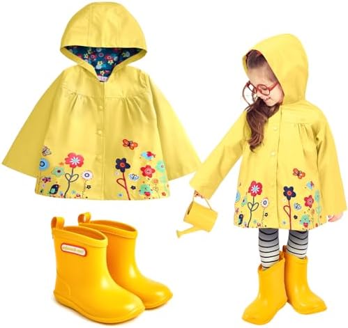 Twistover 2 Pcs Toddler Raincoat Boot Set by Twistover