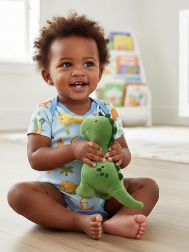 Kids Rayon of Bamboo Pajamas Set Short Sleeve Button Shorts Ages 0-24 - Image 3