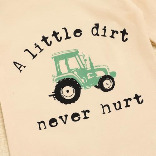 GRNSHTS Newborn Baby Boy Romper Coming Home Outfits Letter Print Bodysuit - Image 4
