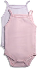 Feathers Baby Girl Tank Top Bodysuit Cotton One Piece 2 Pack, Sizes 3M-36M by FeathersUSA