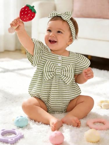 Vibebox Baby Girls Clothes Summer One-sies Romper Outfit Preemie-18 Months - Image 2