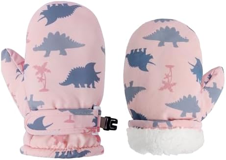 Toddler Mittens Lined Fleece Snow Gloves by Fynnsure