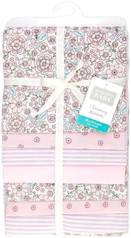 Hudson Baby Unisex Baby Cotton Polyester Flannel Receiving Blankets Bundle - Image 2