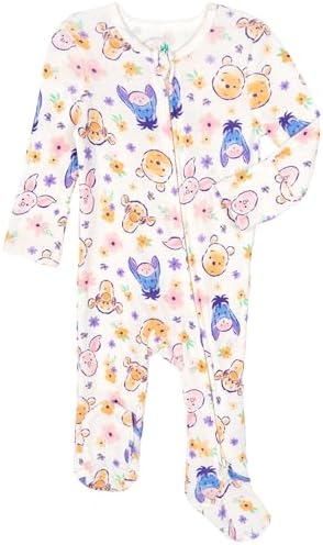 Disney Baby Girls' 2-Pack Footed Sleep N' Play Newborn to Infant - Image 3