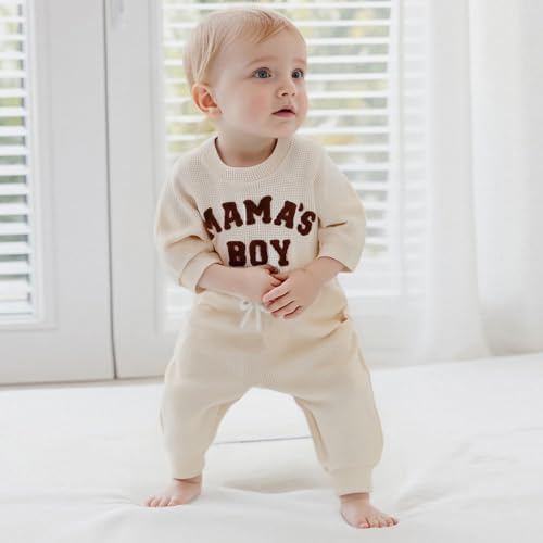 Giraropa Newborn Baby Boy Clothes Rib Knit Romper Jumpsuit Solid Sweater - Image 6