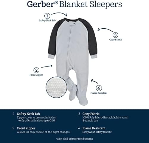Gerber Baby Boys’ 2-Pack Sleep ‘N Play Pajamas - Image 6