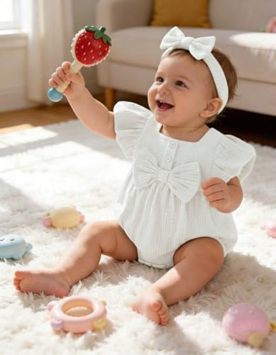 Vibebox Baby Girls Clothes Summer One-sies Romper Outfit Preemie-18 Months - Image 3