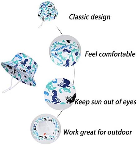 LANGZHEN Sun Protection Hat for Kids Toddler Boys Girls Wide Brim Summer - Image 6