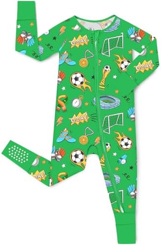 babee Reshinee Bamboo Viscose Baby Footie Pajama, Zipper Sleeper Boys Girls by babeeReshinee
