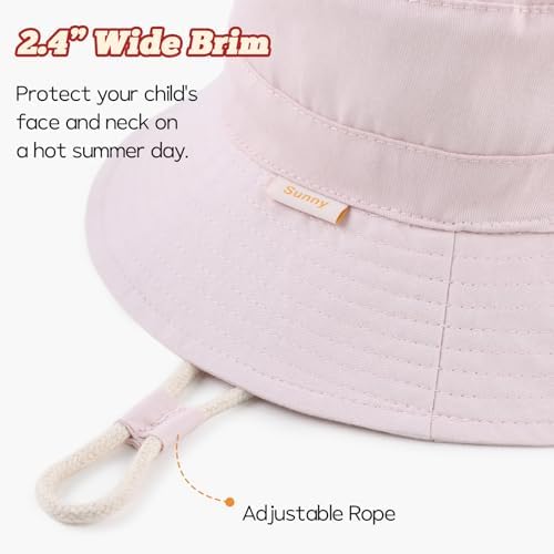 Bamery Baby Toddler Girls Bucket Hat Newborn Sun Hats - Image 3