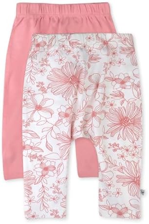HonestBaby Unisex-Baby Multipack Harem Pants Roomy Fit Pull on Bottoms 100% by HonestBaby